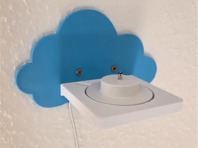 Toniebox Wall Mount in Cloud Shape