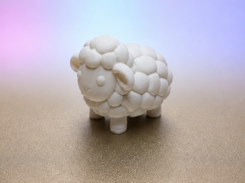 Wolkenlaemmchen "Fluffi" mit Kuschellook