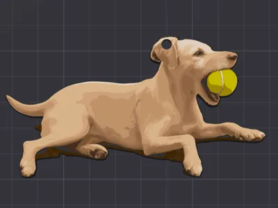 Dog Keychains Sunny