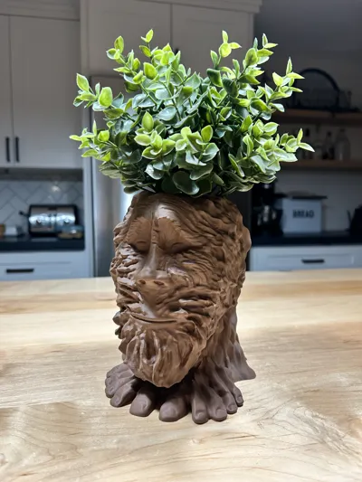 Sasquatch Grandmother Willow Pot