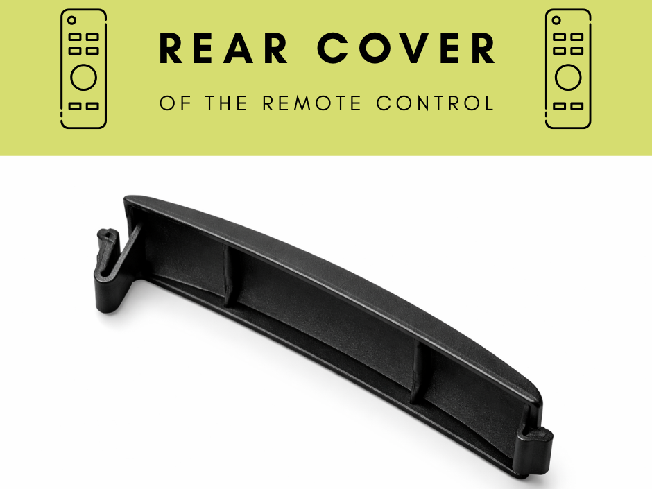 Remote control rear cover / battery cover