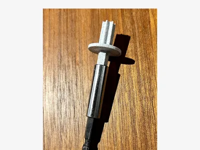 Cassette Tape Rewinder Bit (Hex Drill Adapter)