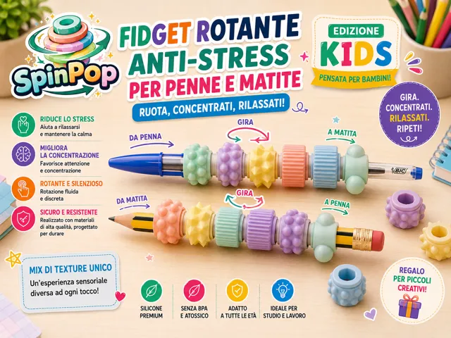 SPINPOP KIDS EDITION IL FIDGET TOY PIÙ DIVERTENTE