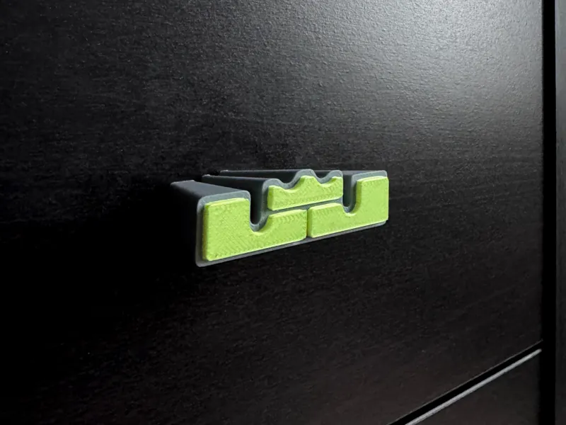 LeBron James signature crown logo door knob