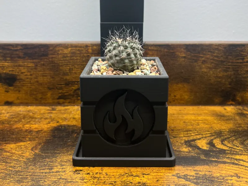火焰花盆