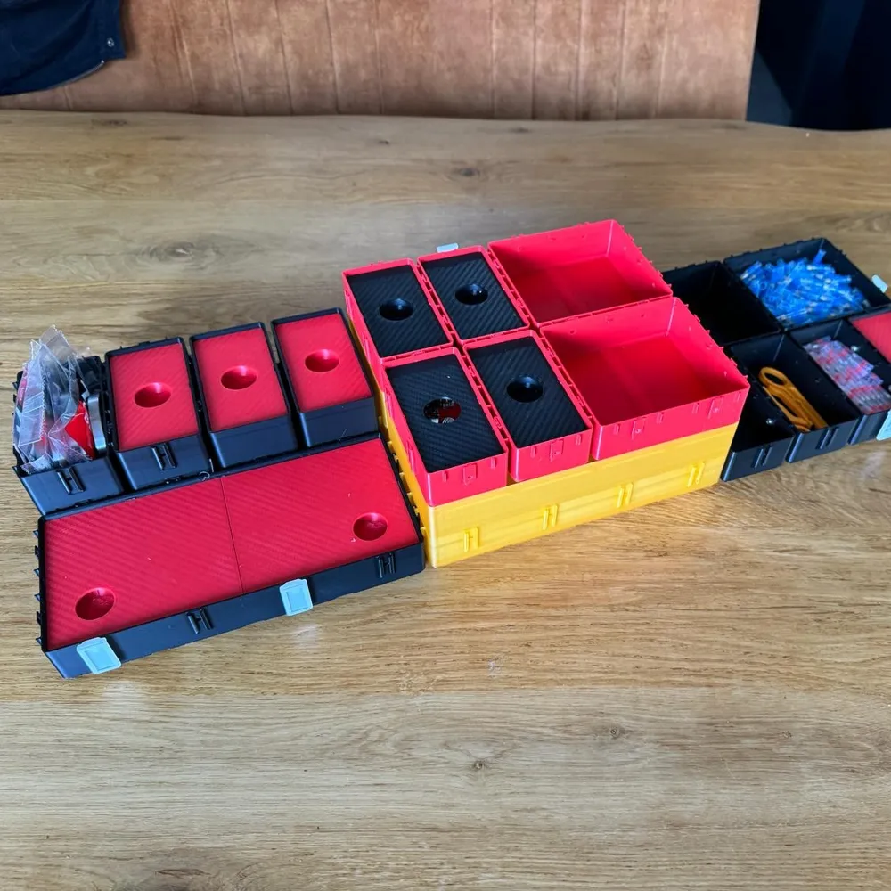 Modular extendable containers - V1 by b03tz3D - MakerWorld