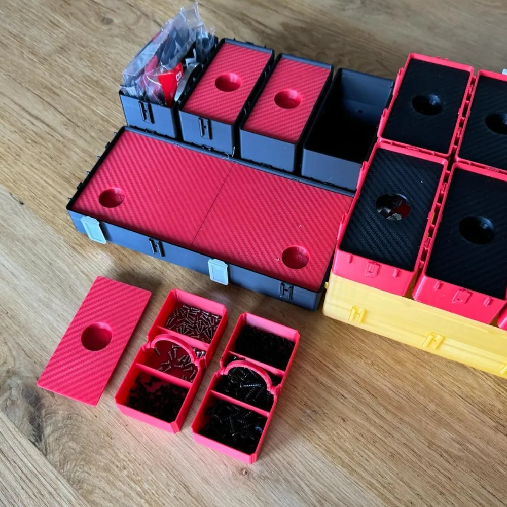 Modular extendable containers - V1 by b03tz3D - MakerWorld