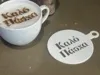 Happy Easter Coffee Stencil