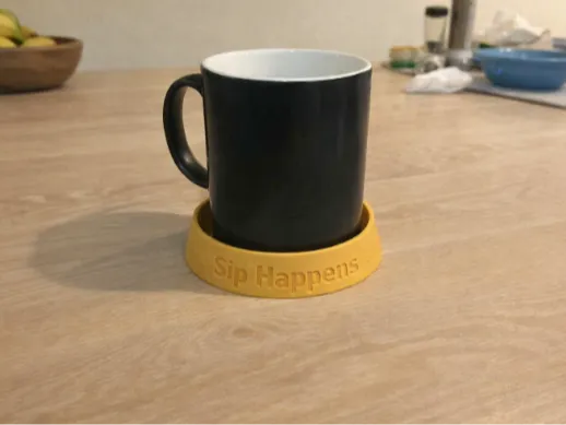 Sip Happens - Mug Coaster
