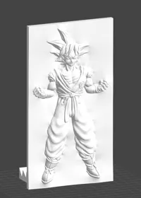 Goku, sculpture en relief Dragon Ball Z — photo 2