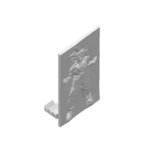 Goku, sculpture en relief Dragon Ball Z — photo 3