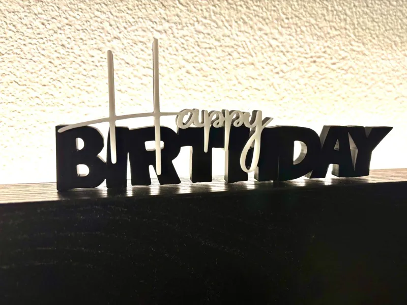 Happy Birthday Schriftzug – FREIE Lizenz