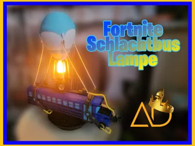 Fortnite Battle Bus Lamp (remix)
