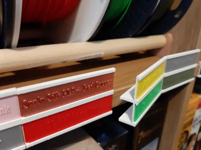 Ikea Kallax Filament Label System