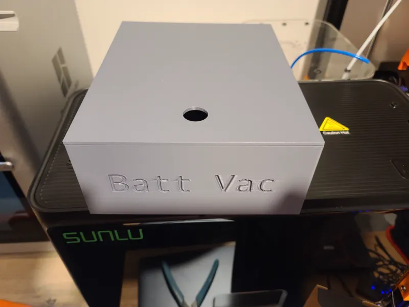Batt Vac Storage Box