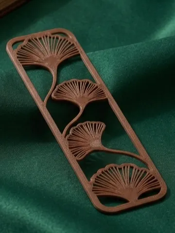 Accesorio de lectura: Ginkgo Botanical Bookmark — vista de referencia 2