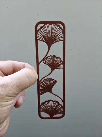 Accesorio de lectura: Ginkgo Botanical Bookmark — vista de referencia 3