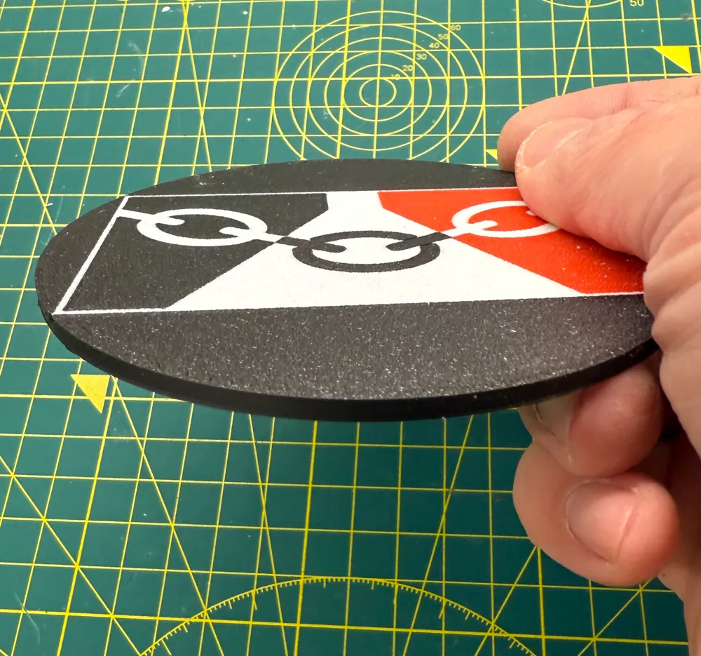 Black Country Flag Coaster by Tellin’ Stories - MakerWorld