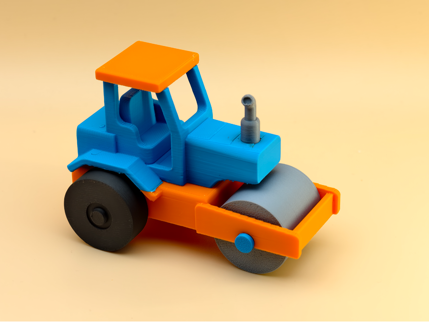 Miniatura 1 do modelo 3D 压路机玩具