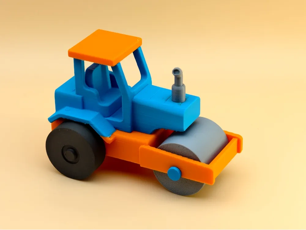 Miniatura 2 do modelo 3D 压路机玩具