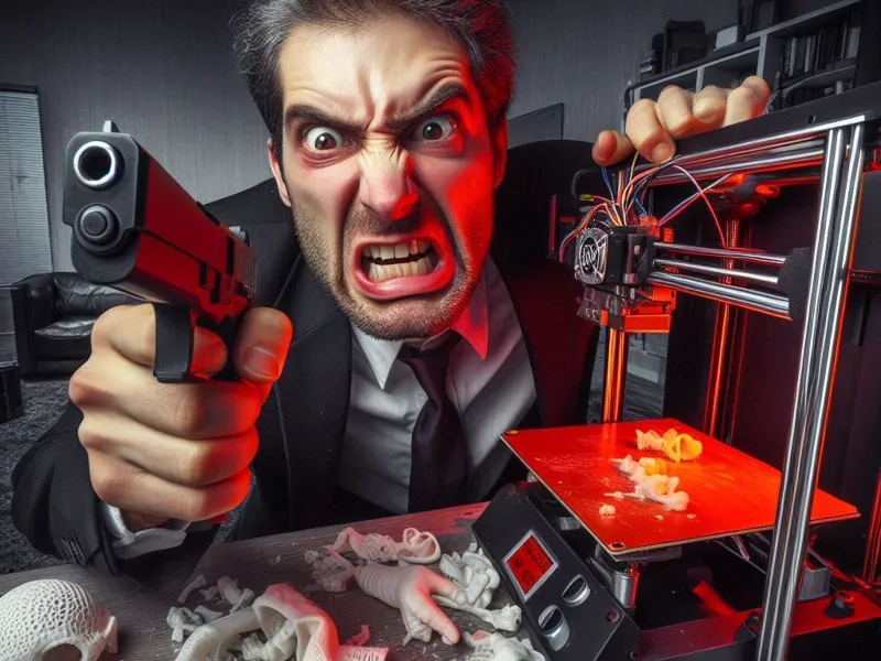 Don´t touch the f***ing 3d printer