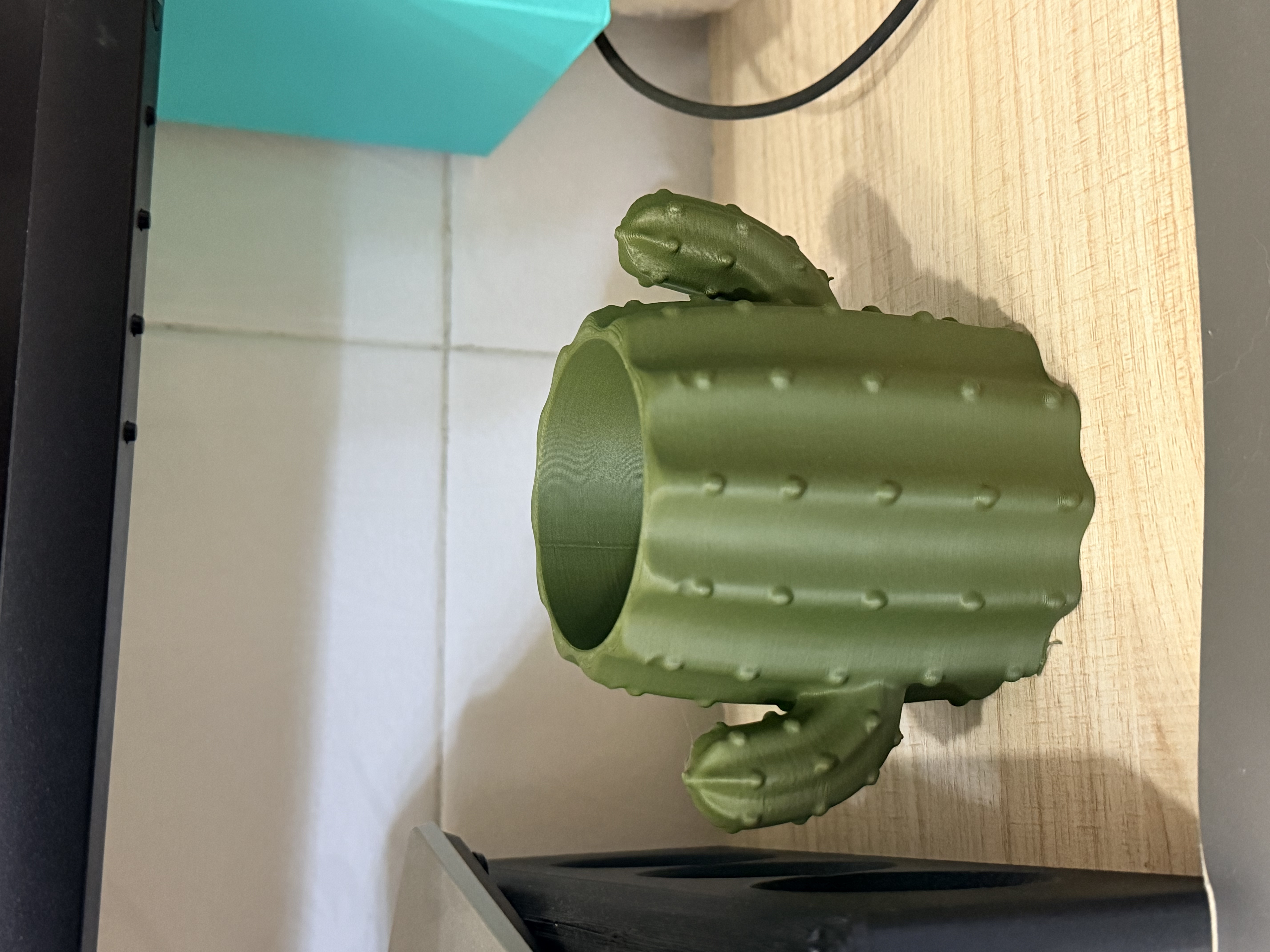 Miniatura 1 do modelo 3D 仙人掌笔筒