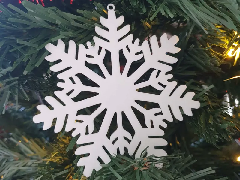 Christmas snowflake ornament 7