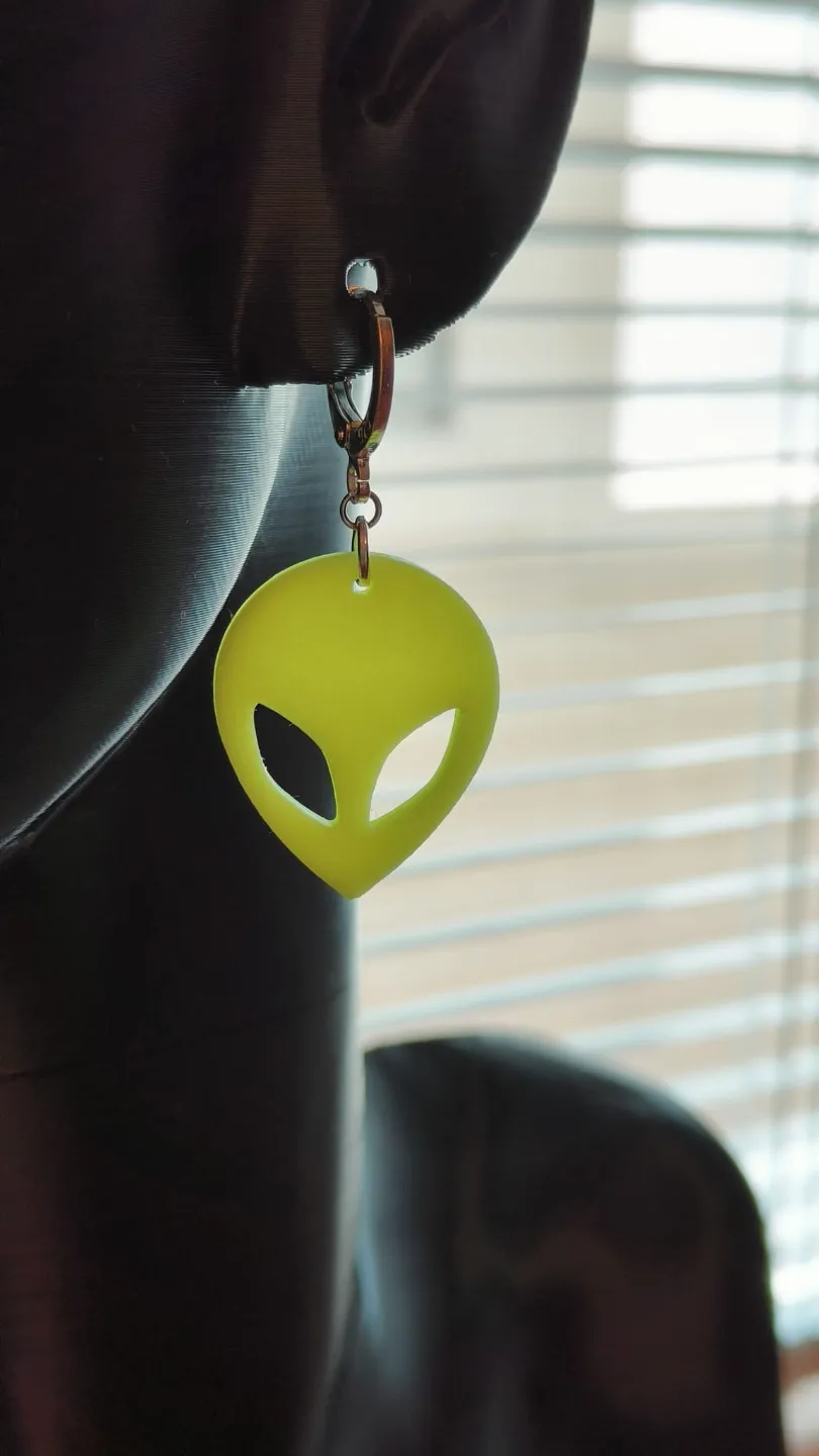 Alien Earrings view 4