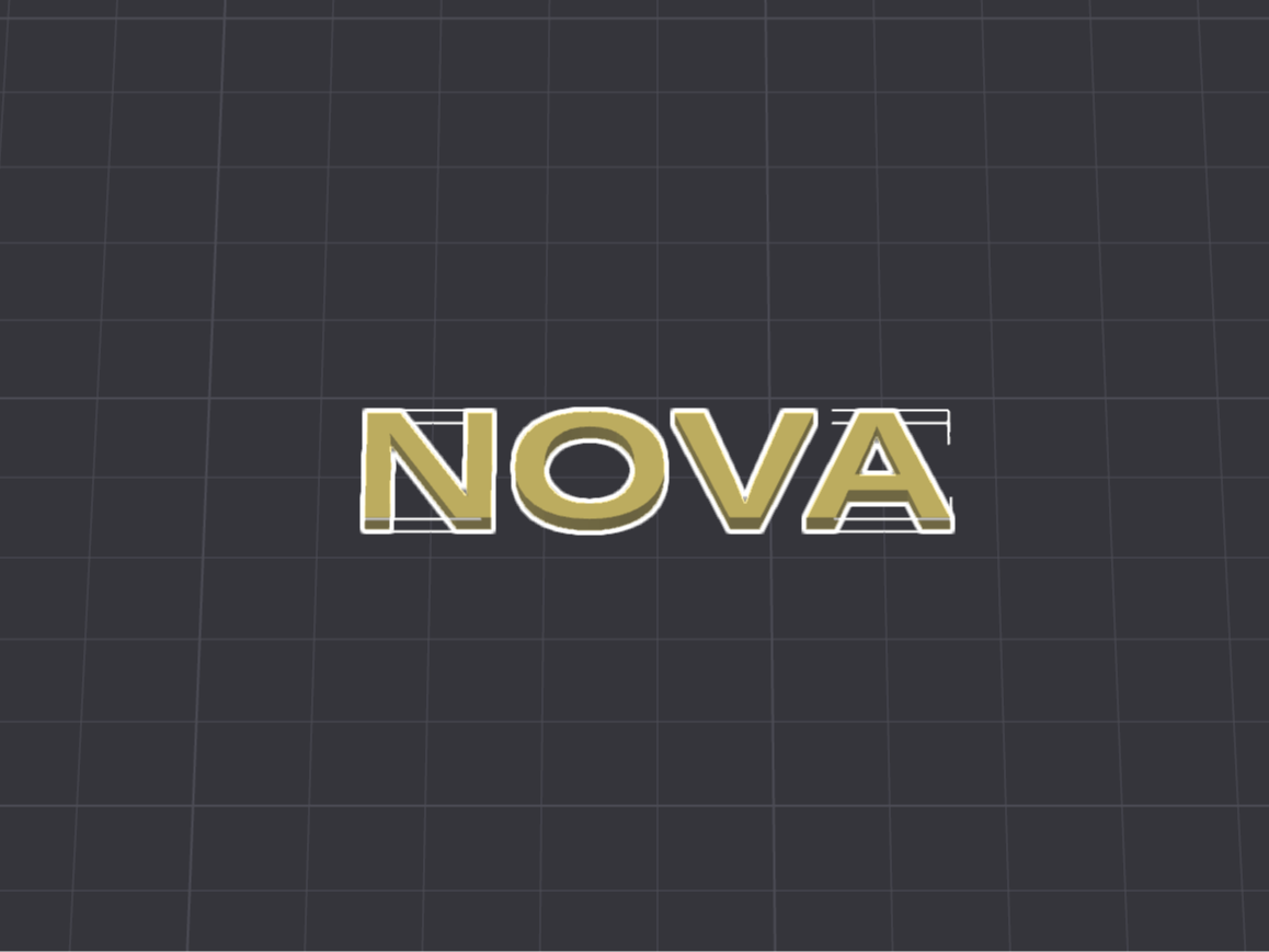 NOVA Schriftzug