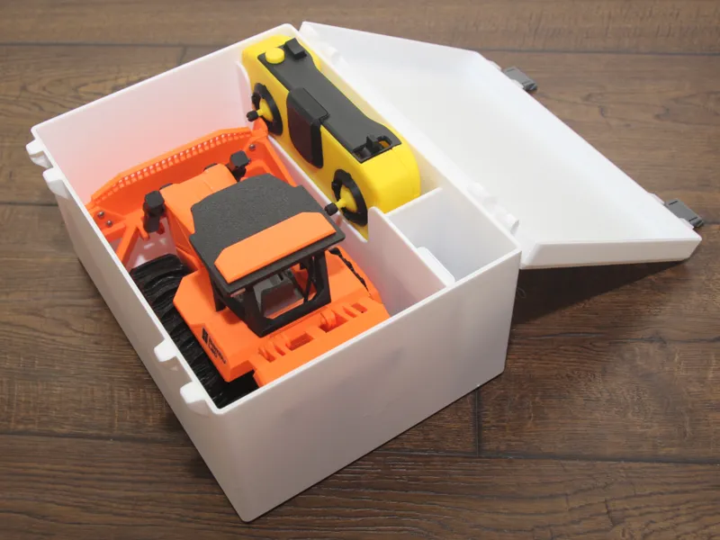 Storage Box for CyberBrick RC Bulldozer