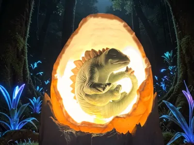 Jurassic park Stegosaurus dinosaur light
