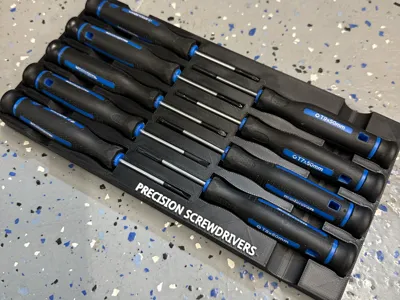 Mastercraft precision screwdrivers for Gridfinity