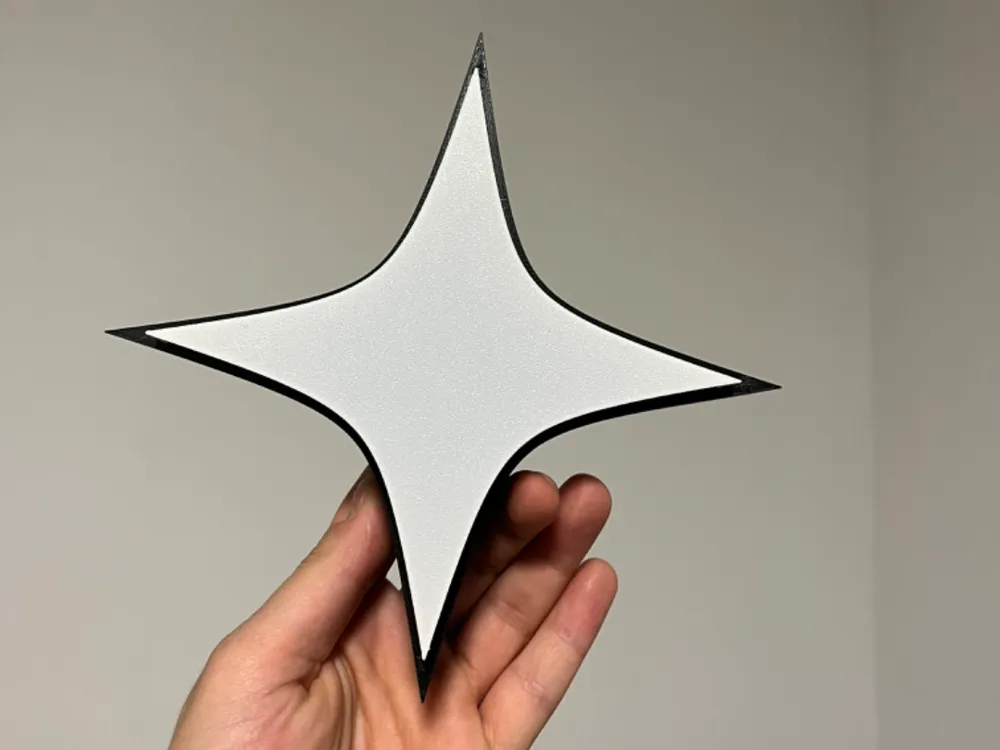 Large star for LED signs by amore - MakerWorld