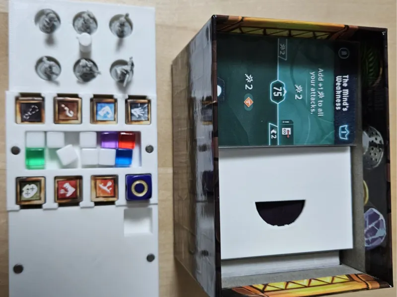 gloomhaven button & bugs insert(organizer)