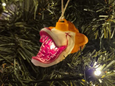 Pennywise Deadlights Christmas ornament