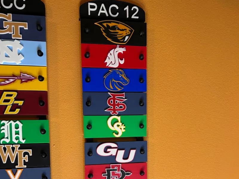 PAC 12 Standings Tiles