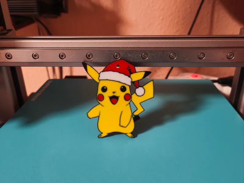 Pikachu Christmas Ornament & Keychain