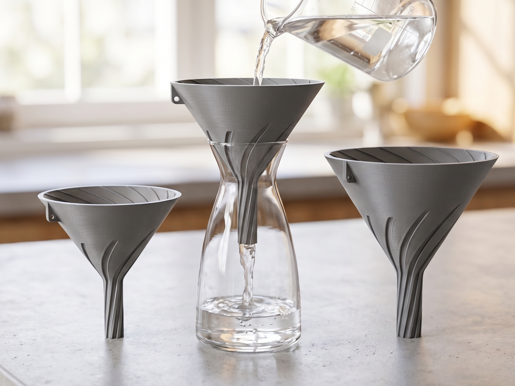 Precision Vortex Funnels
