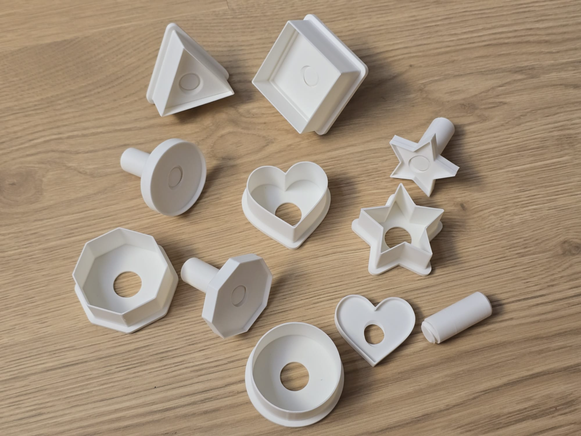 Geometric Shape Cake Pop Press  Plunger Mold Set