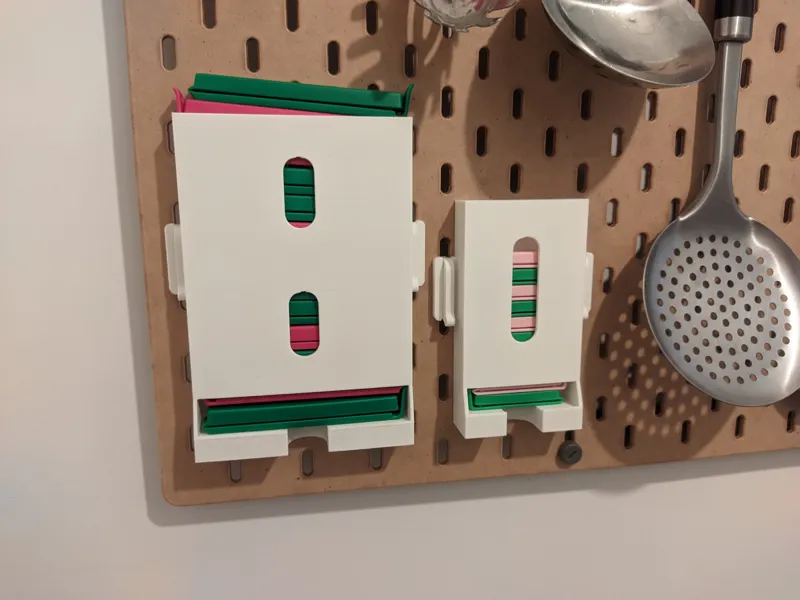 IKEA BEVARA Dispenser with SKÅDIS Secure Clip