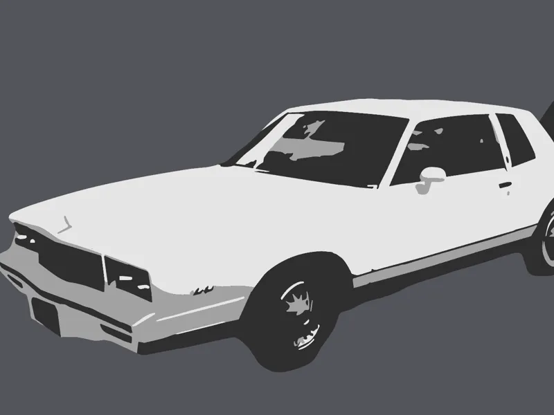 1984 Chevy Monte Carlo Keychain