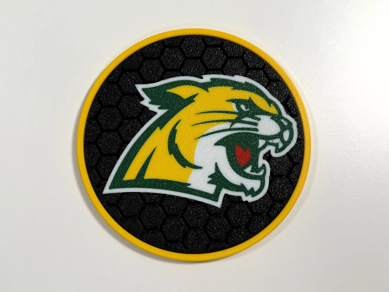 Northern Michigan Wildcats Hex Coaster view 2