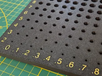 Hole Size Test Gauge (2 mm – 10.9 mm, 0.1mm Steps)