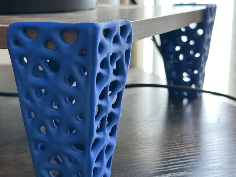 Desk Shelf Corners 80mm