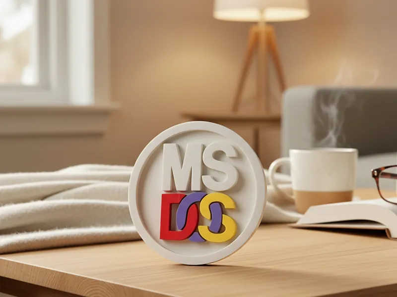 MS DOS coaster