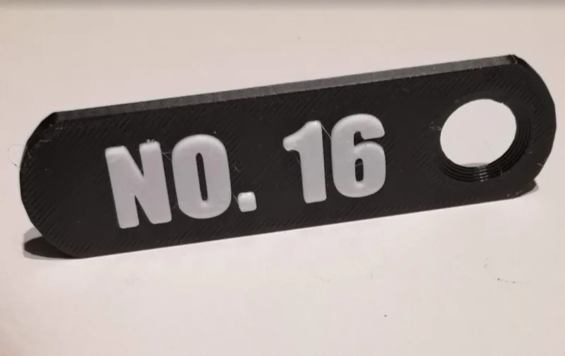 Basic Blank Keychain