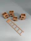 Ladder and drawers