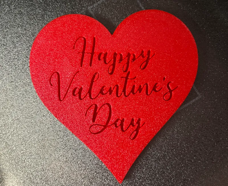 Valentines coaster