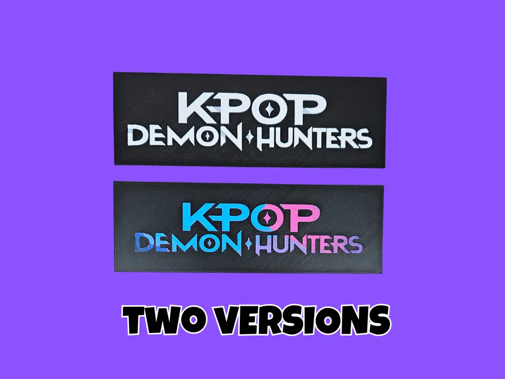 KPOP Demon Hunters Logo Bookmark
