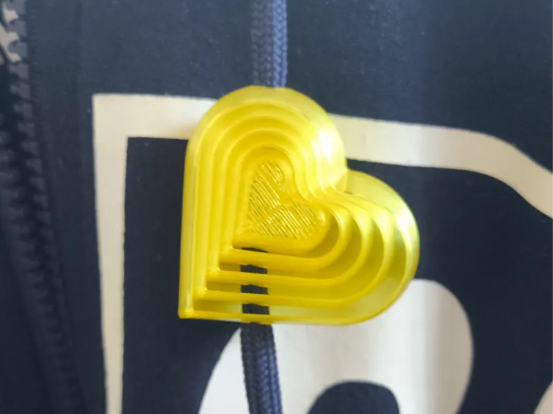 Heart Fidget Cord Stopper